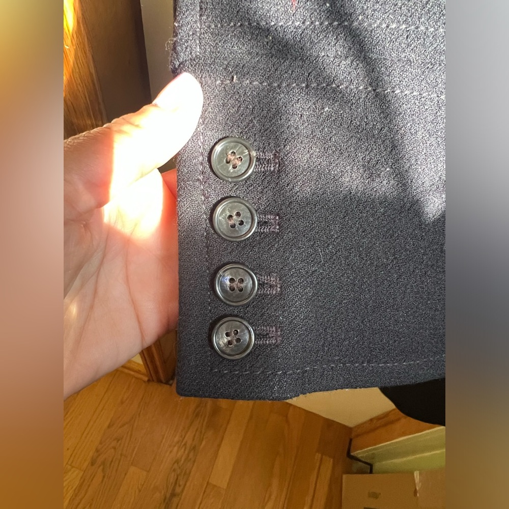 J. Crew Midnight Black Pea Coat - Picture 3 of 12